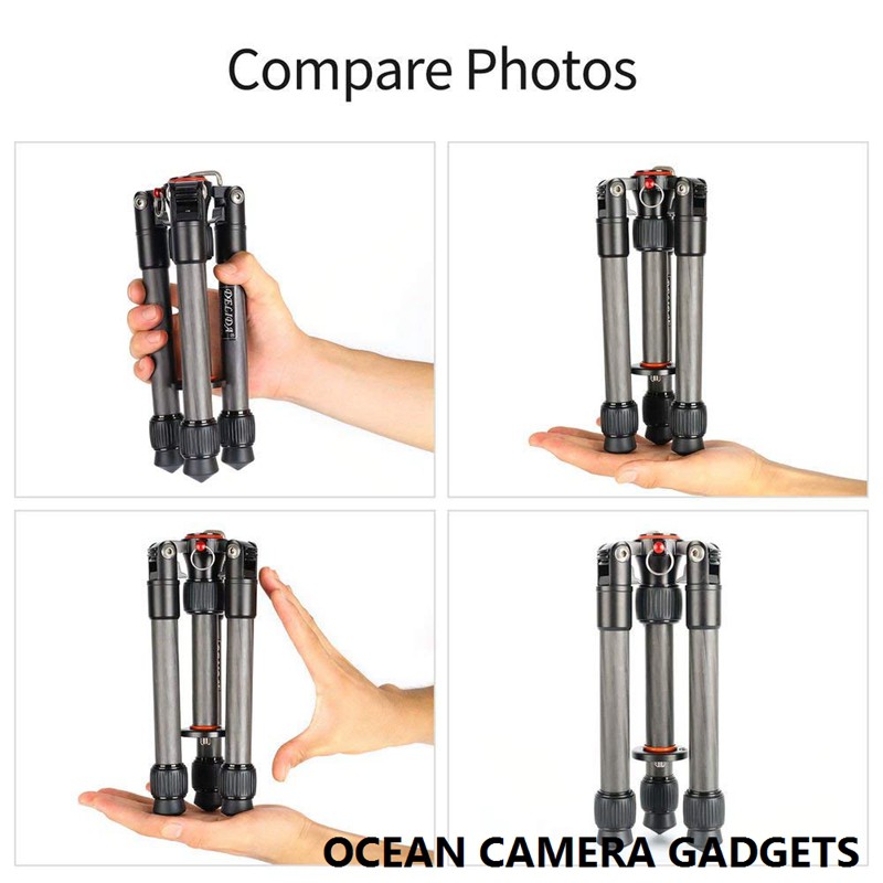 Lightest carbon fiber mini camera tripod Monopod Base professional