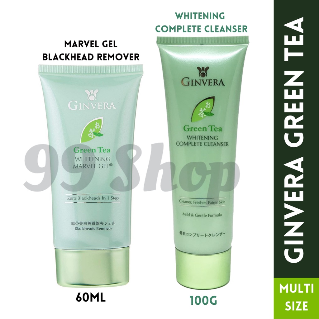 Ginvera Green Tea Whitening Marvel Zero Blackhead Gel 60ml Whitening