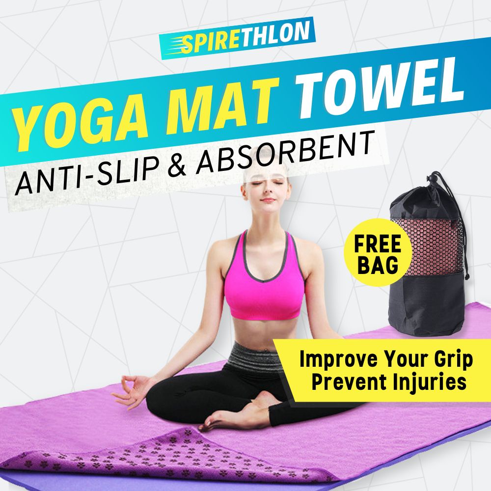 🇸🇬 [READY STOCK] Antislip Yoga Mat Towel / Pilates Mat Towel Shopee