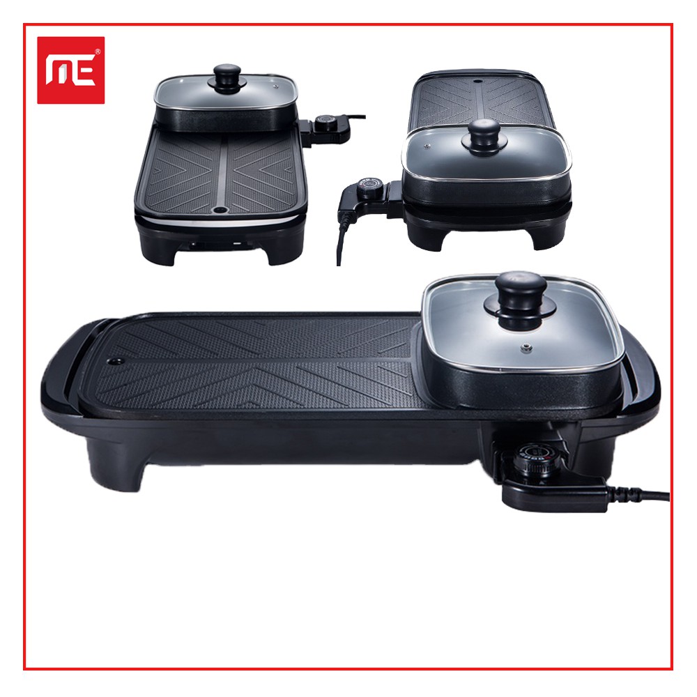 Korean Samgyupsal Cooking 2 in 1 Multifunctional Electric BBQ Grill