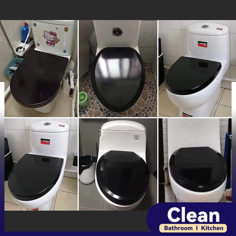 Clean Toilet Seat Cover Japanese Black Toilet Cover Universal Utype Vo