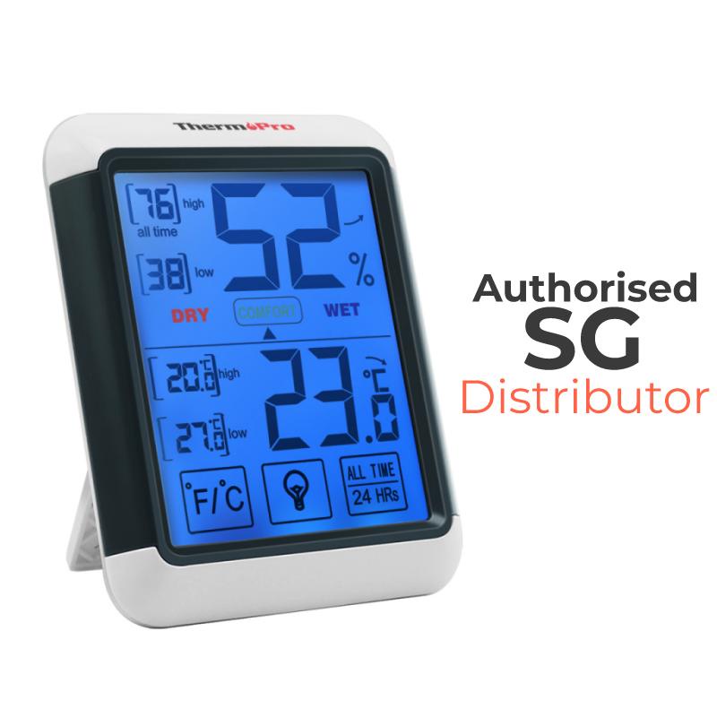 ThermoPro TP55 Digital Hygrometer Large Touchscreen Indoor Temperature