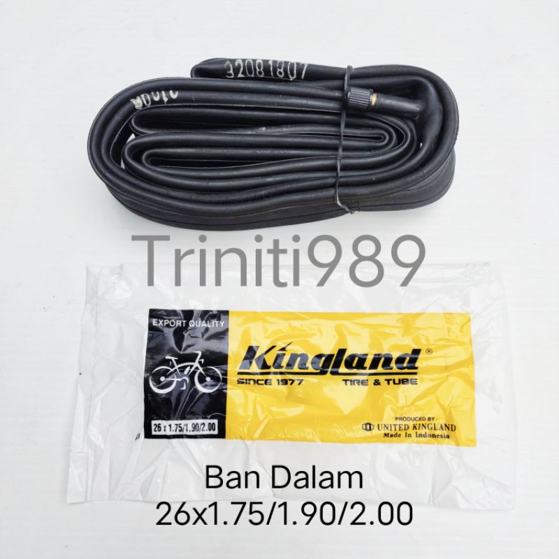 Bicycle Inner Tube 26"x1.75/1.90/2.00 & 26"x2.125 Kingland | Shopee