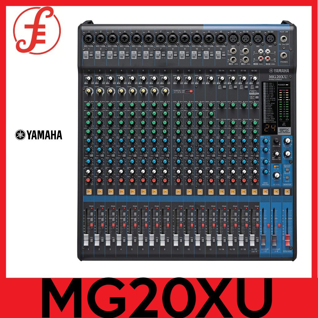 Yamaha MG20XU /MG10XU/MG10X/ MG10 20/ Channel 6 BUS Mixer with Effects