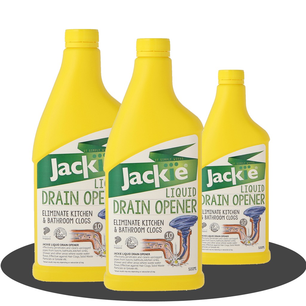 Jackie Liquid Drain Opener Super Effective Cleaning Formula