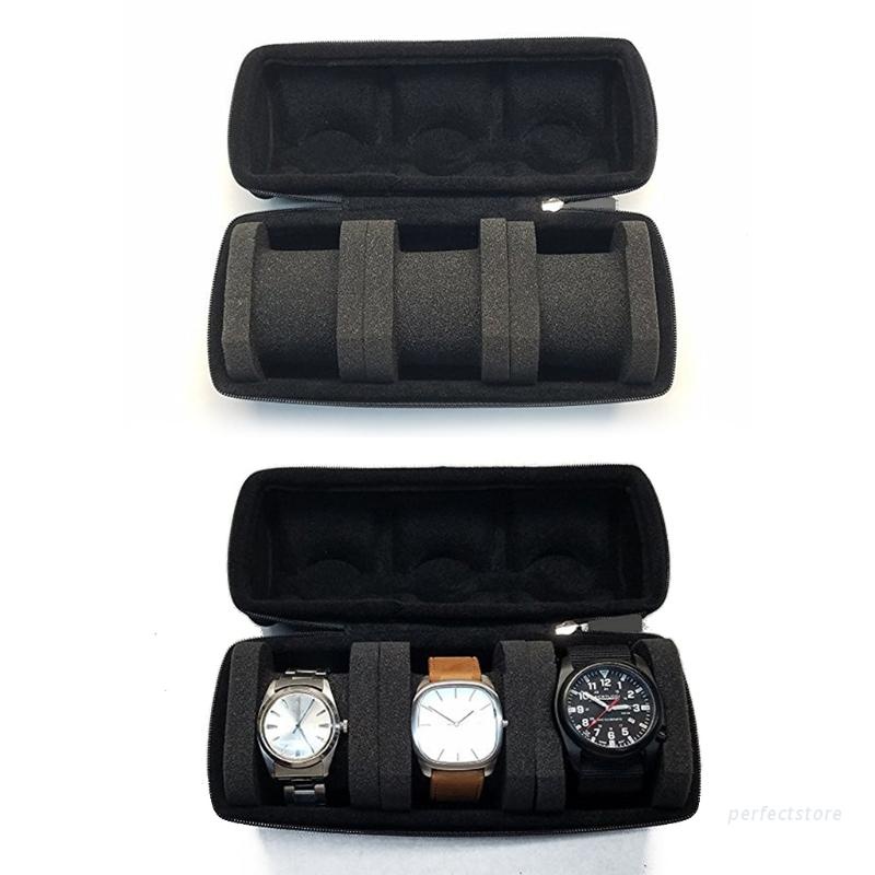 perfect Watch Roll Travel Case for Men Portable Watches Organizer with