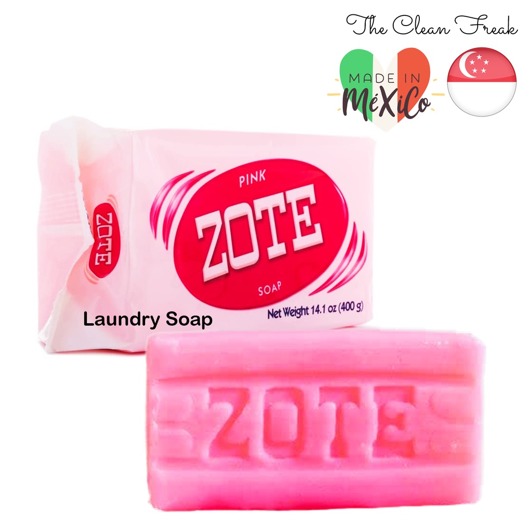 🇸🇬 Zote Pink Bar Soap Laundry Detergent DIY Detergent, Stain Remover