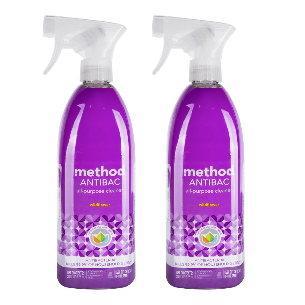 [Bundle of 2] METHOD antibac allpurpose cleaner wildflower 828ml