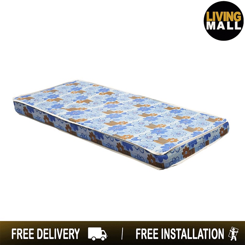 Living Mall Ortho Foam HD Royal Foam Mattress.4 Inches Single in Colour