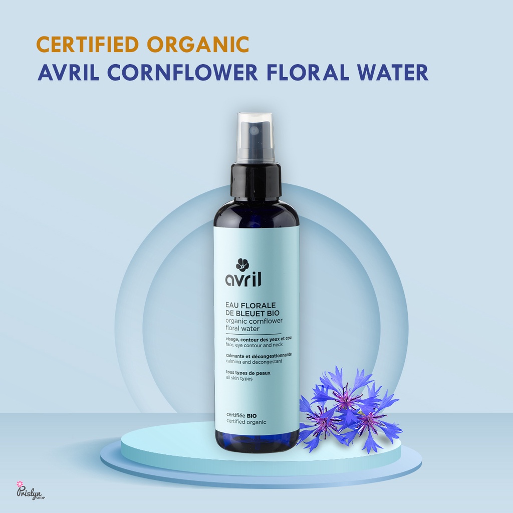 Avril Organic Cornflower Floral Water (200ml) Shopee Singapore
