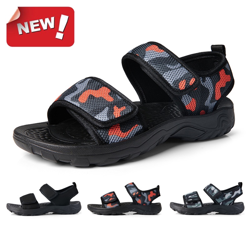 Camouflage Velcro Sports Sandals Men Shoes Size 3945 Outdoor Anti Slip