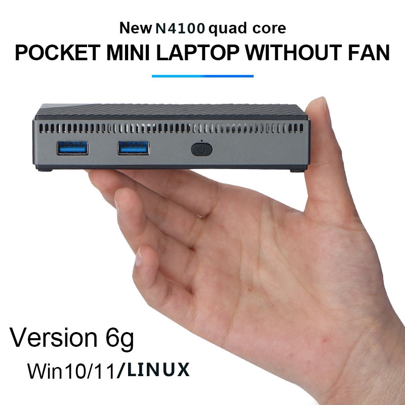 small computer game office ZX02 64GB Windows 11/WIndows 10 Mini PC Quad