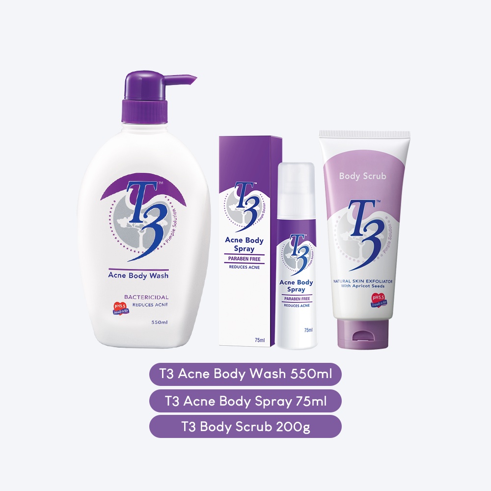 T3 Acne Body Wash pH5.5 550mL Shopee Singapore