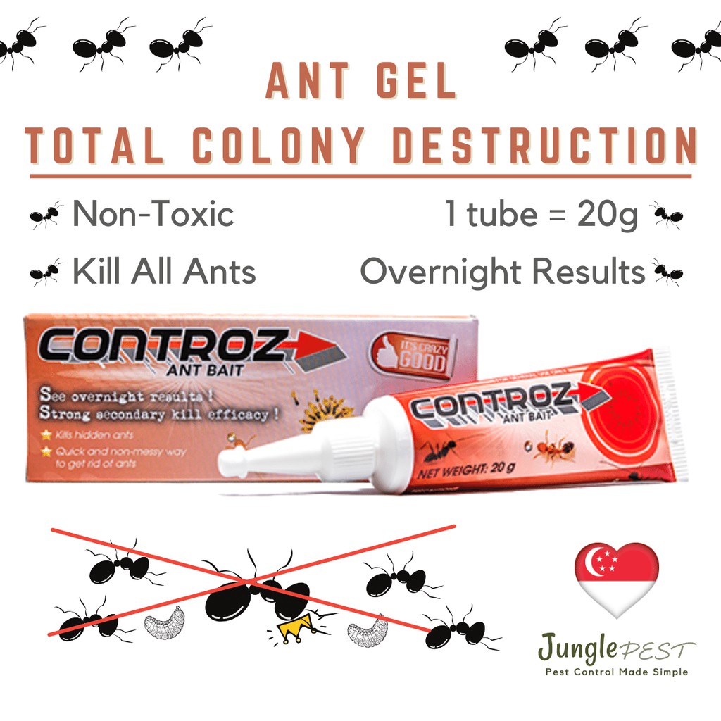 Controz Ant Gel Highly Effective Ant Killer Best Selling Bait Targets