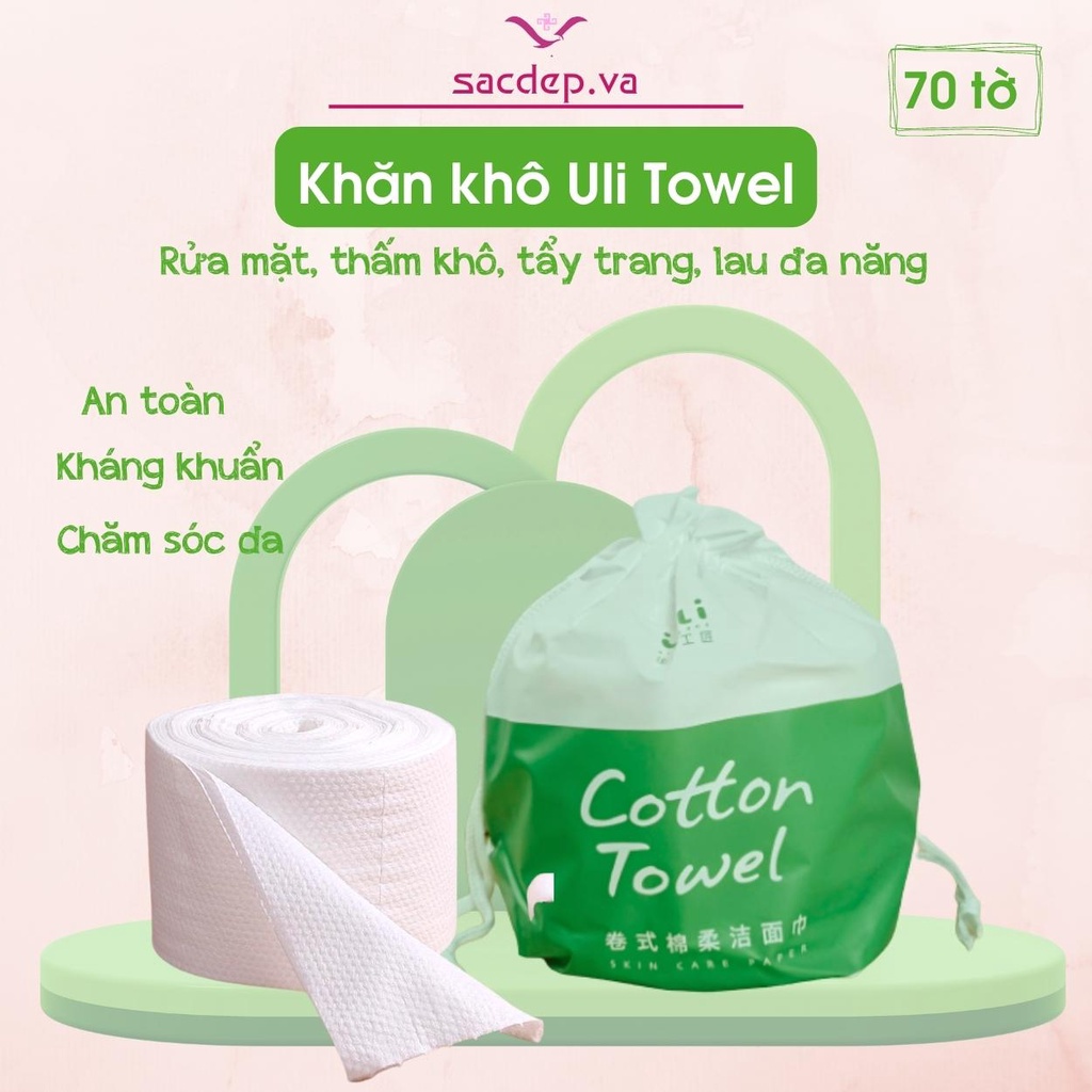Uli Multifunctional MultiPurpose Paper Towels Use 1 Dry Wipe Shopee