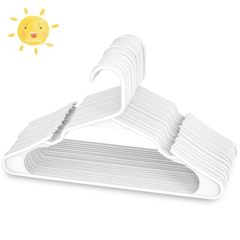 White Plastic Hangers, Plastic Clothes Hangers Perfect for Everyday