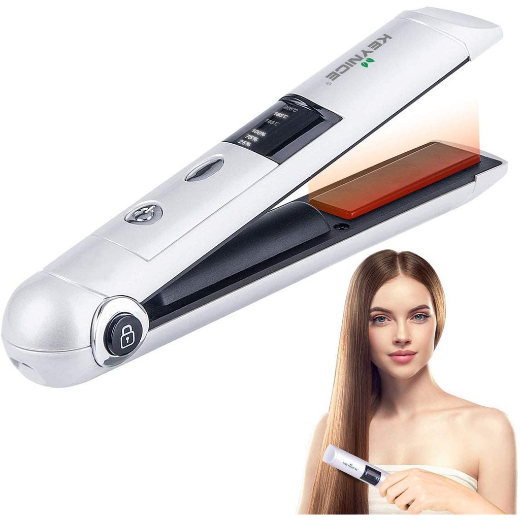【Sale】KEYNICE Cordless Straighteners Hair Straighteners Rechargeable