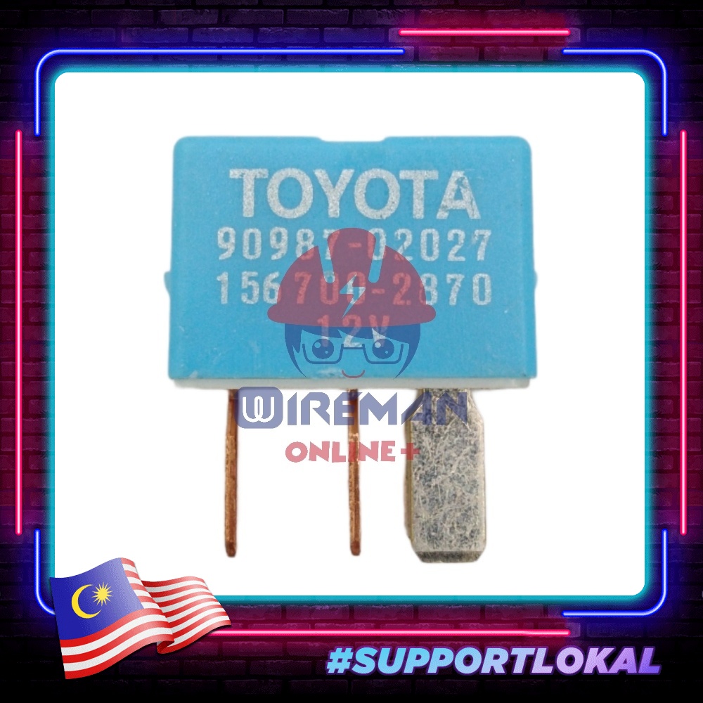 Original Denso 4 Pin Head Lamp Relay Power Relay Made in Japan Shopee