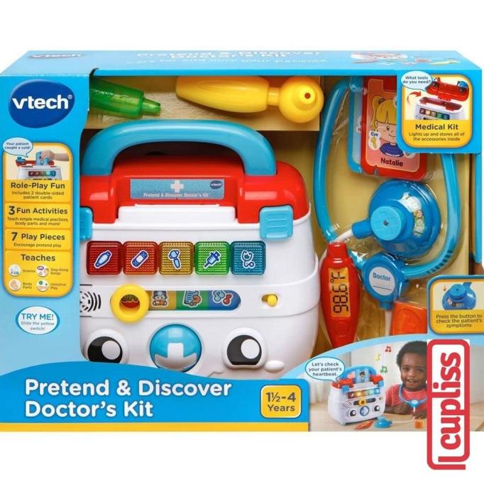 Vtech PRETEND AND DISCOVER DOCTOR KIT (DOCTOR Toys) Shopee Singapore