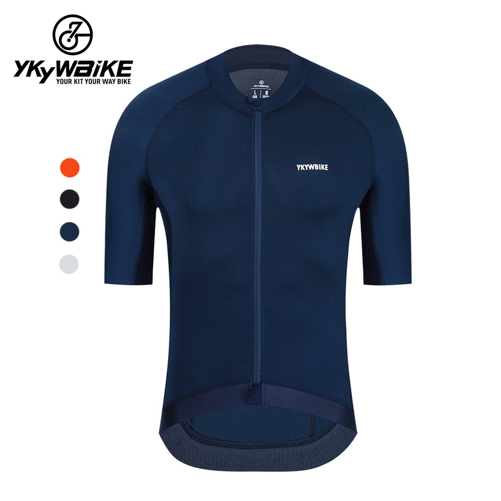 YKYWBIKE Cycling Jersey 2022 Soft Light Bike Jersey Bamboo Charcoal