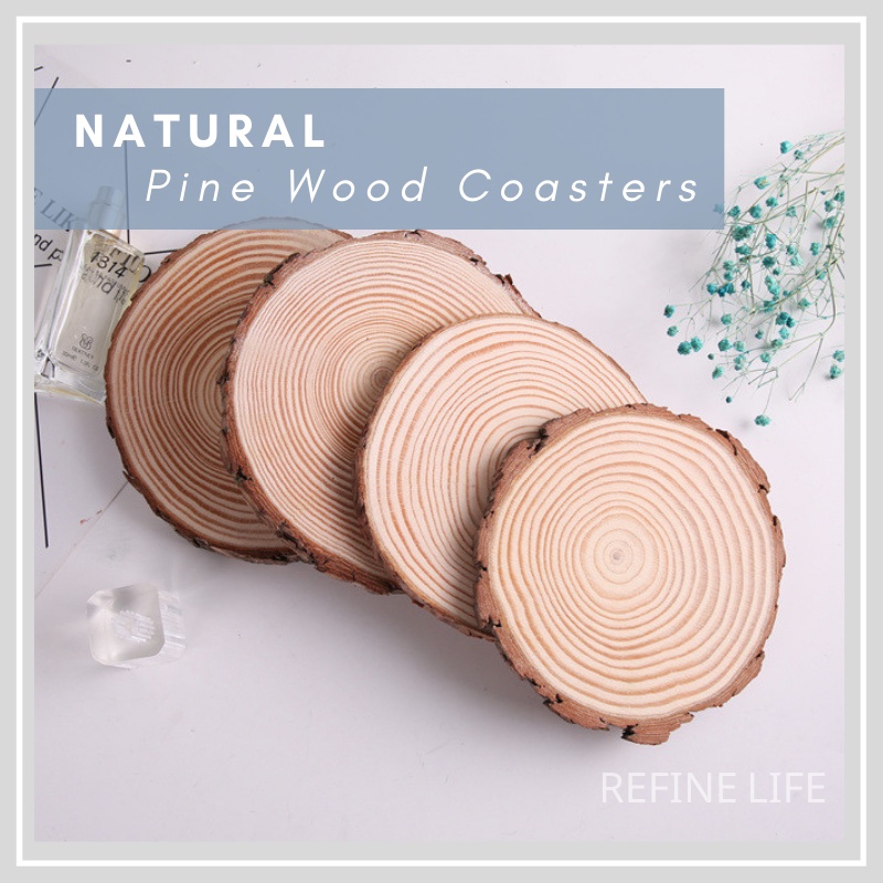Natural Wood Slices / Wood Coasters / Candle Holder / DIY Craft / Kids