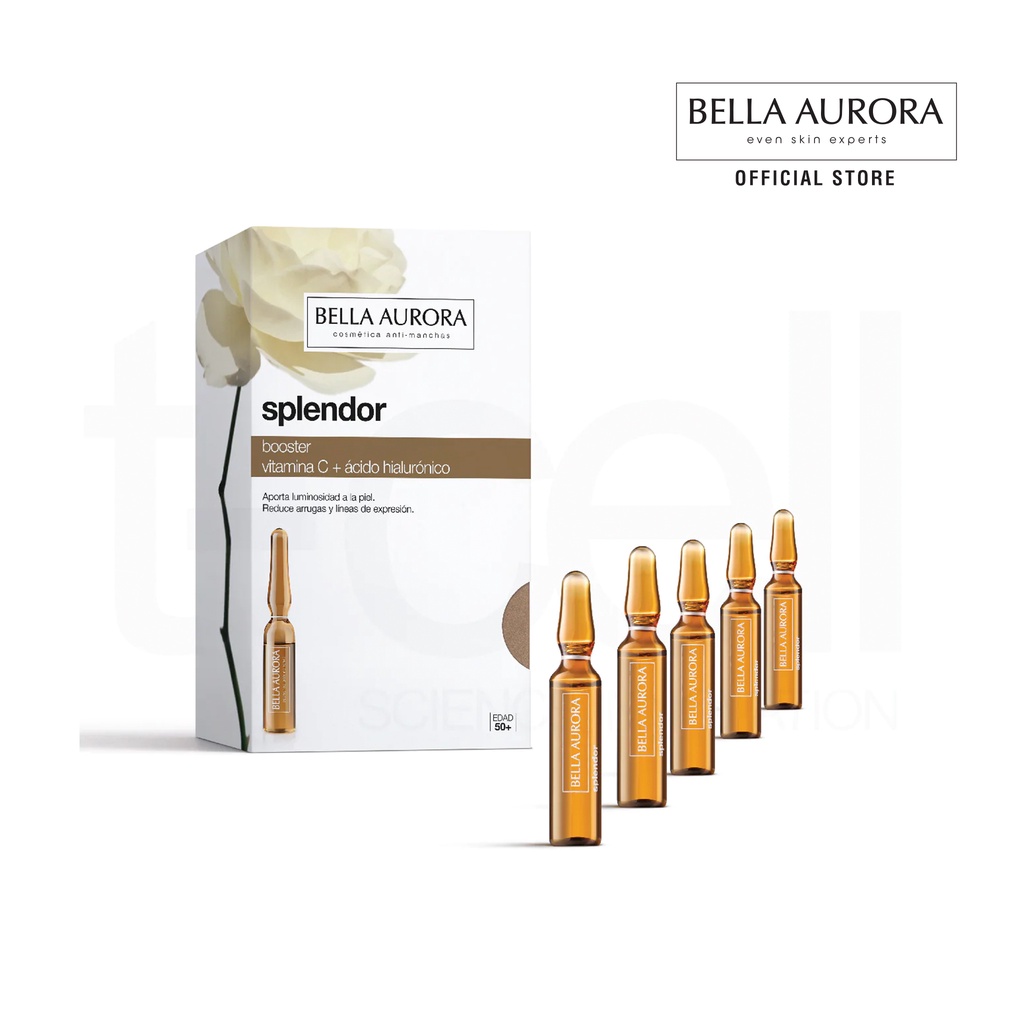 Ampoule Moisturizing, Brightening & AntiAging Bella Aurora Splendor