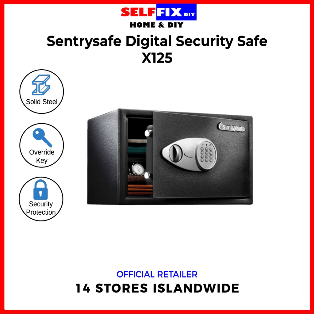 SentrySafe Digital Security Safe X125 Sentry Safe box Safebox Shopee
