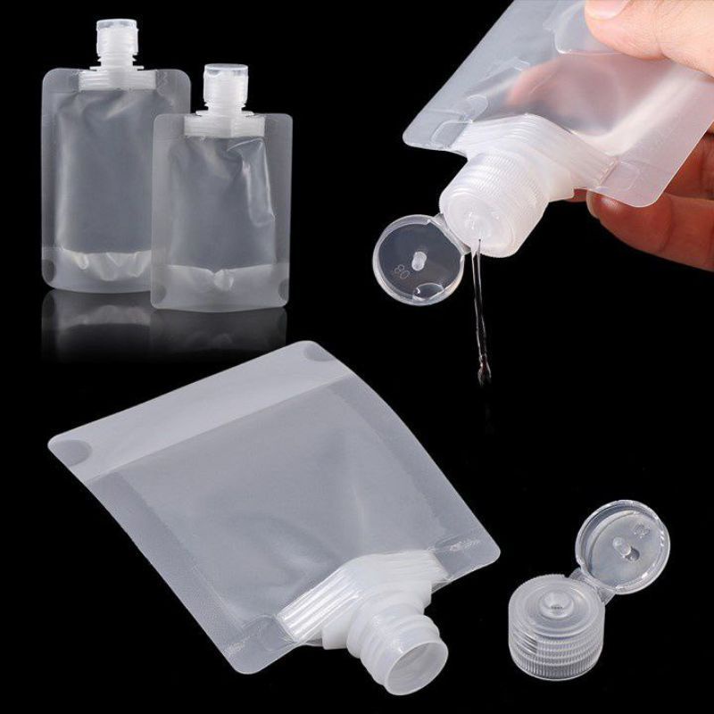 SAMPO Lotion Soap Refill Pouch Plastic Bottle fliptop Cap Shampoo