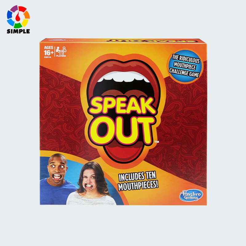Hasbro Speak Out Game Board Game Shopee Singapore