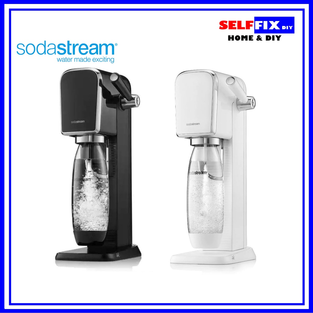 SodaStream ART Sparkling Water Maker with CO2 Cylinder and Dishwasher