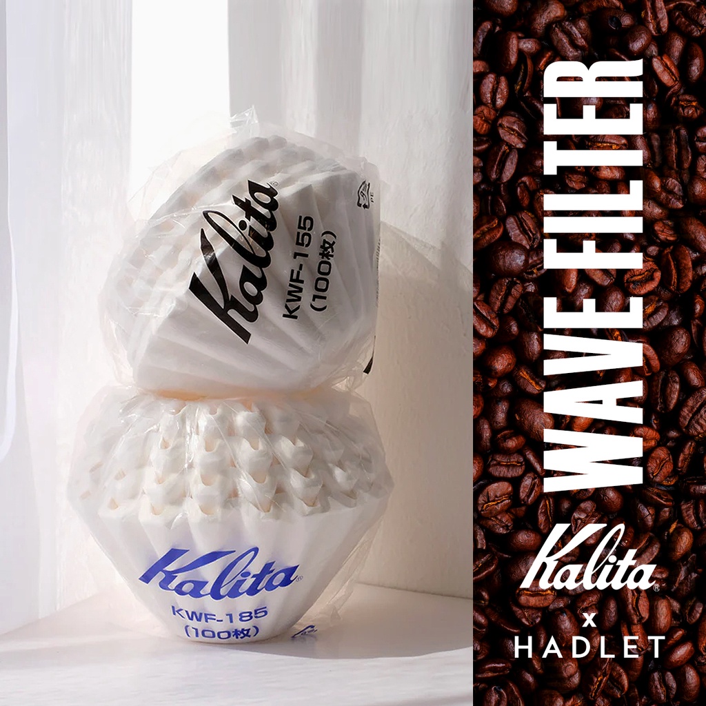 Kalita Wave Paper Filter, White, 100 Pack [Size 155/185] Shopee Singapore