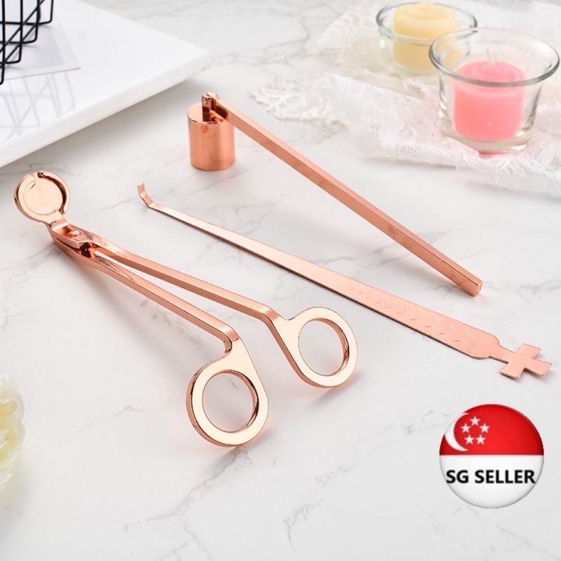 Scented Candle Accessory Set Candle Wick Trimmer Candle Wick Dipper