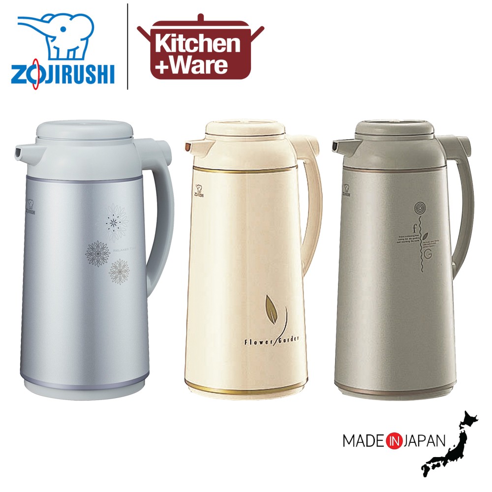 [Japan] Zojirushi Handy Pot Glass Lined 1.0L / 1.3L / 1.55L Flask / Made in Japan Shopee Singapore