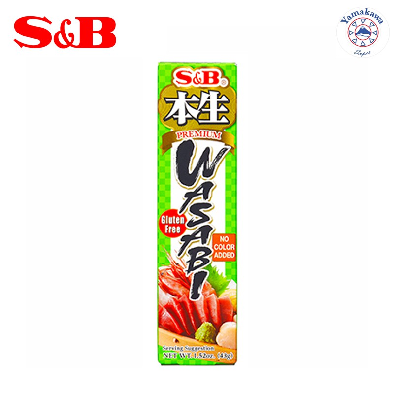 S&B Premium Hon Wasabi Paste in Tube 43g(Expiry 30th December 2021