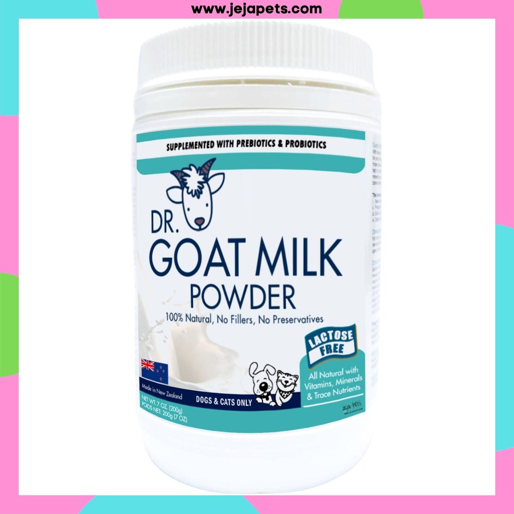 [BUNDLE OF 3] Dr. Goat Milk Powder for Dogs and Cats 200g Shopee