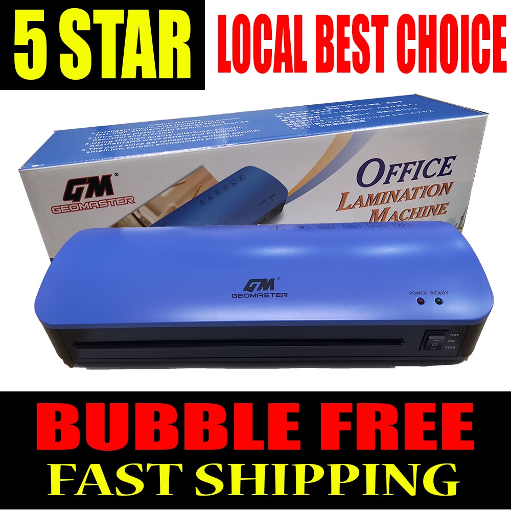 GEOMASTER Laminator Machine , Laminate Machine , Laminated A4 , A4