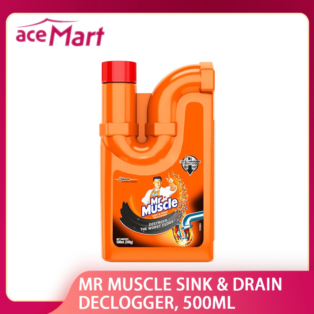 Mr Muscle Sink & Drain Declogger, 500ml Shopee Singapore
