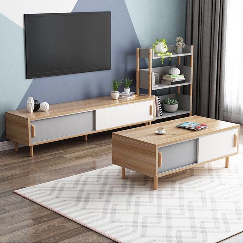 NAMAY.SGNordic Tv Coffee Table Combination Modern Living Room