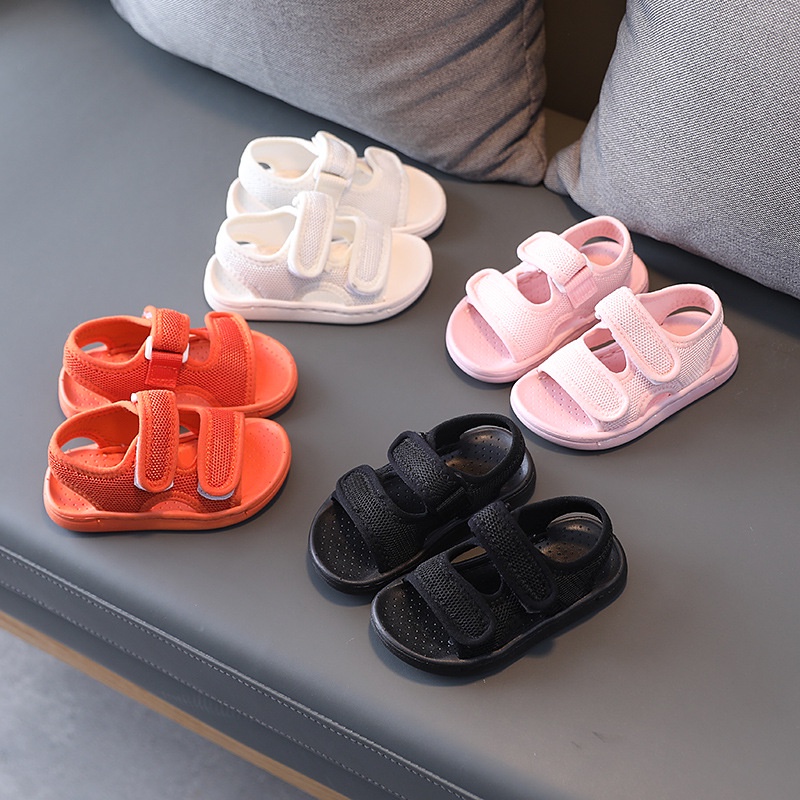 Ready Stock Kids Sandals Baby Beach Shoes Soft Bottom Nonslip Toddler