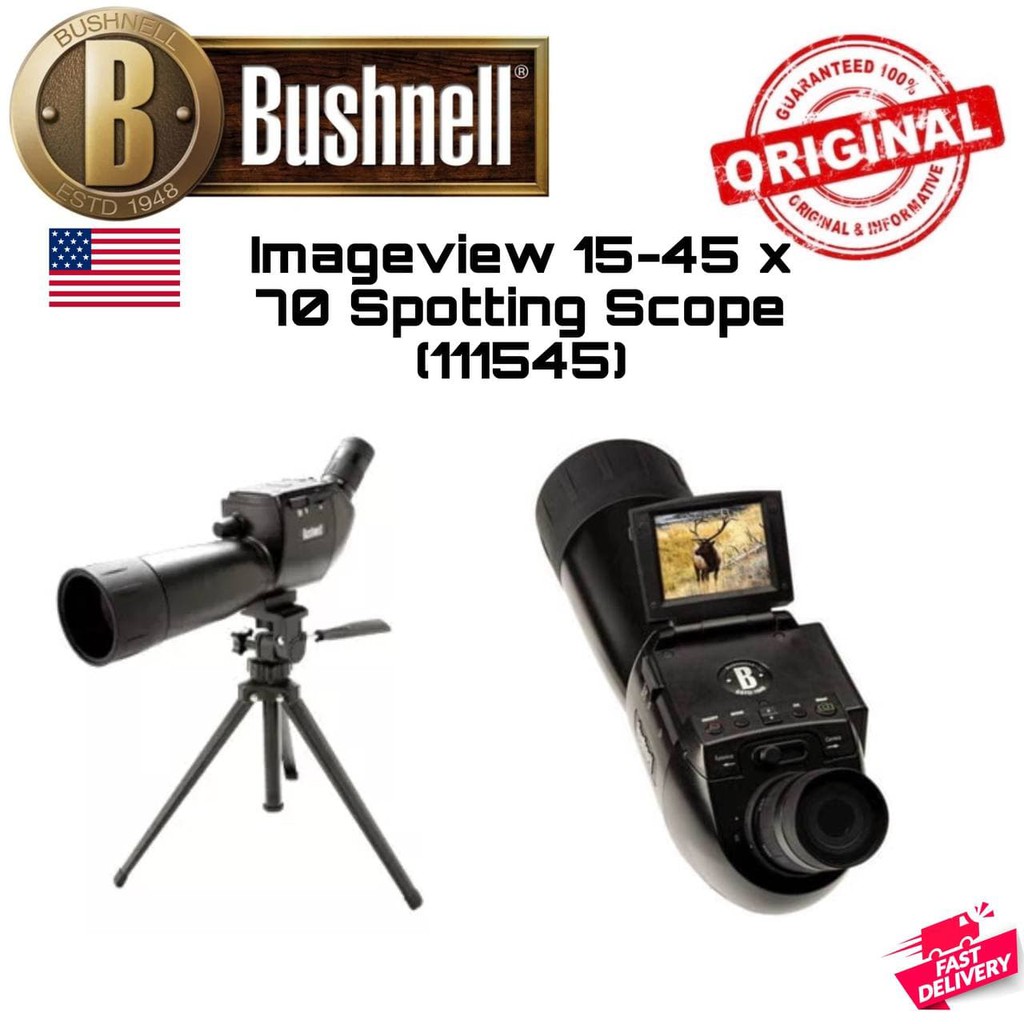 Bushnell 1545x70mm 5MP Imageview Spotting Scope [111545] (SG Ready