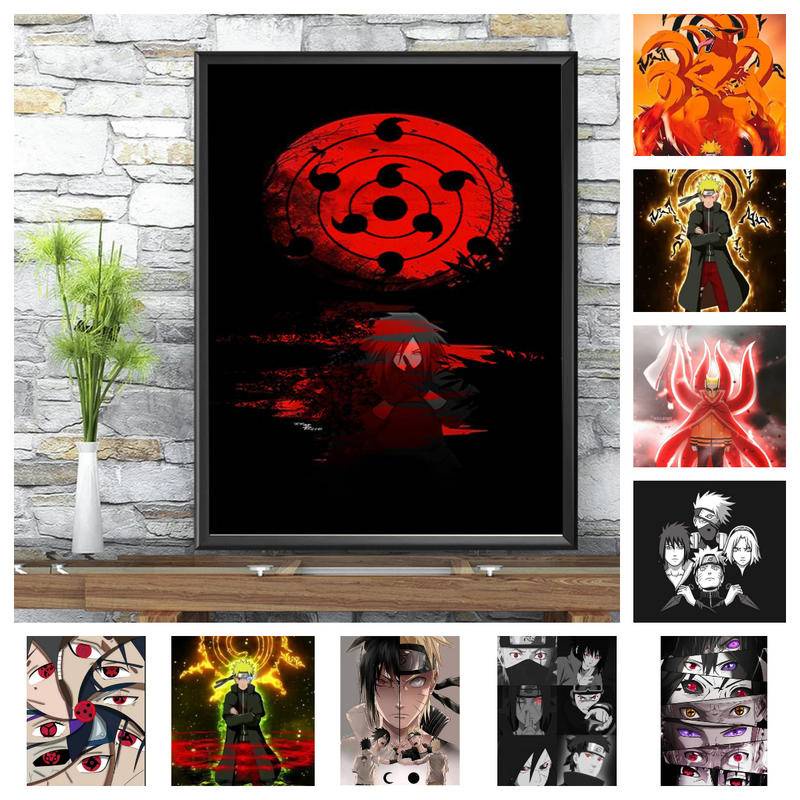 Anime Naruto Shippuden wall art canvas painting posters Hokage Akatsuki