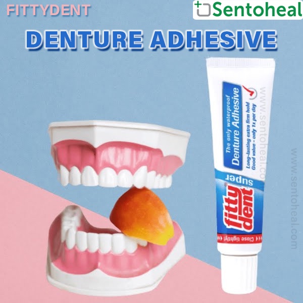 Fitty Dent Dentures Adhesive Super Waterproof 40g fittydent Zincfree