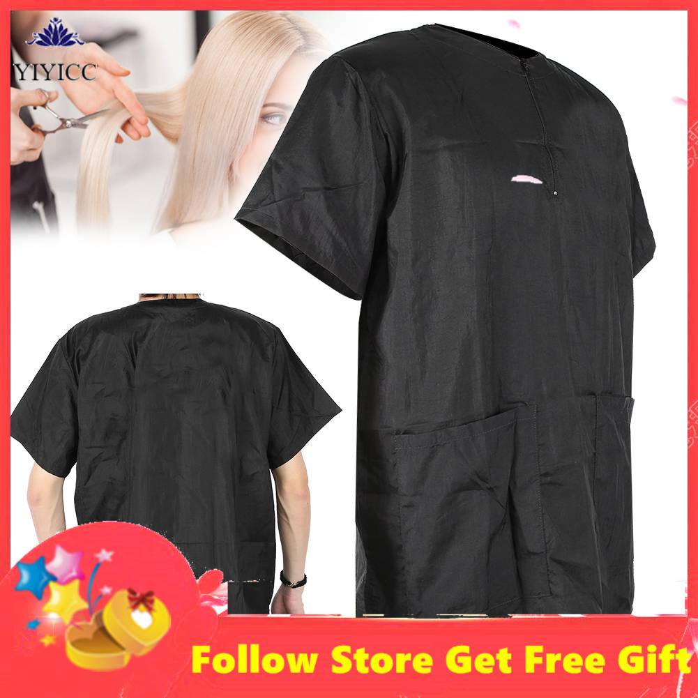 [READY STOCK] Hair Stylist Grooming Smocks Haircut Cape Barber Apron