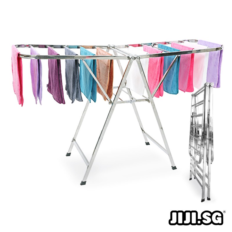 (JIJI SG) NABI Laundry Rack Foldable / Space Saving / Stainless Steel