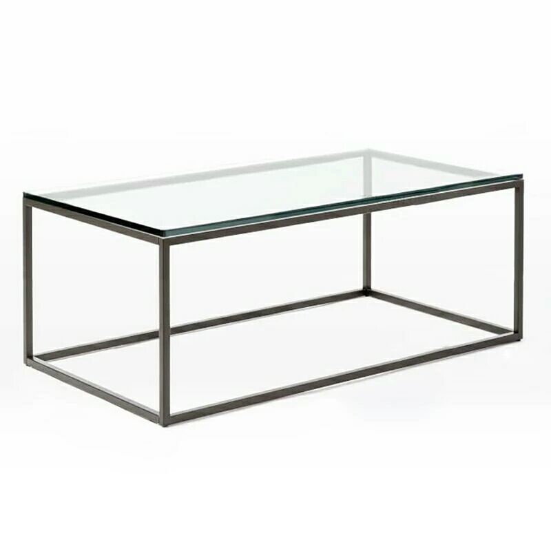 YOUNAL Tea Table Tempered Glass Simple Modern Small Apartment Household