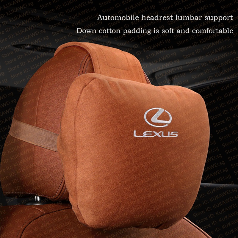 Lexus es300h rx300 es200 nx ct hr lx570l Suede Headrest Lumbar Neck