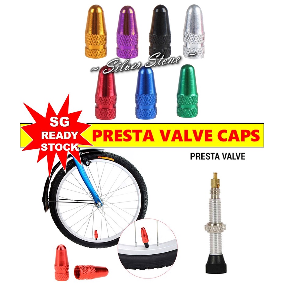 [SG READY STOCK] Presta Tyre Valve Caps Aluminium Presta Air Valve Caps