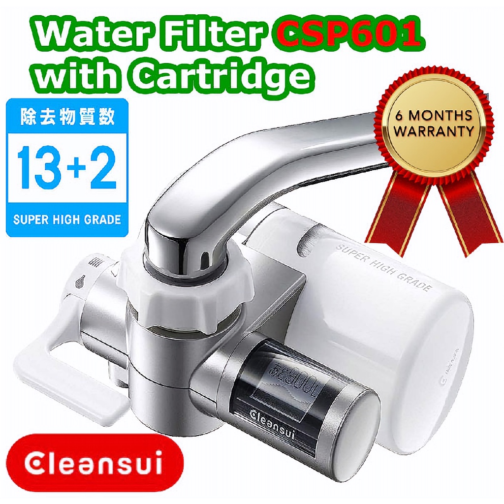 CLEANSUI CSP601 water filter with a 900L Cartridge HGC9 . Product from Japan with 6 Months