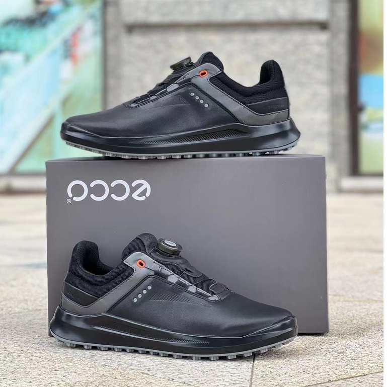 ECCO Golf men's shoes Fashionable and comfortable casual shoes Genuine