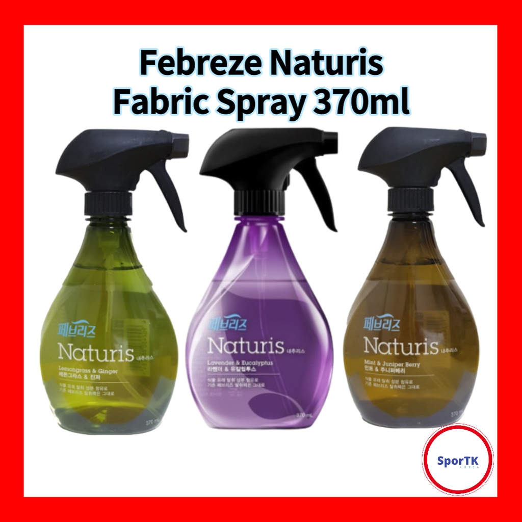 Febreze Naturis Fabric Spray 370ml Fabric Freshener 3Types (Lemongrass